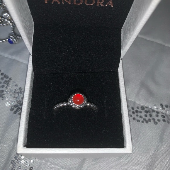 Pandora birthstone rings different colors/sizes - Picture 3 of 16